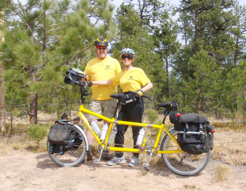 Dennis, Terry, and the Bee; Black Forest, Colorado.